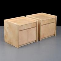 Pair of Karl Springer Nightstands , Side Tables - Sold for $4,062 on 04-23-2022 (Lot 28).jpg